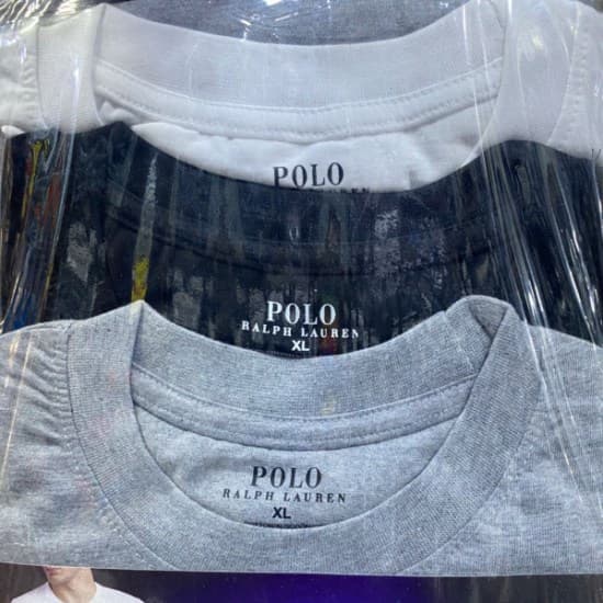 Original Colored Polo Ralph Lauren Quality 3 in 1 Men's Round Neck Vest