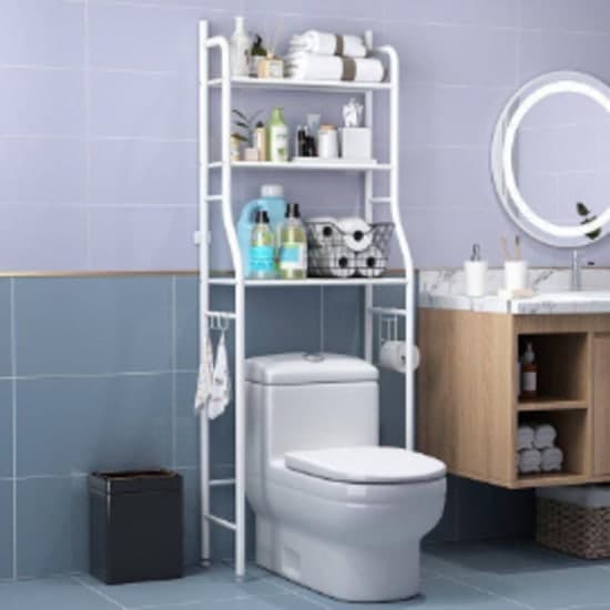 3 Tier Over Toilet Bathroom Storage Rack Shelf Organizer