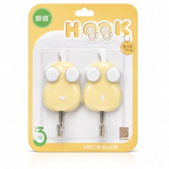 Adhesive Cartoon Wall Hooks