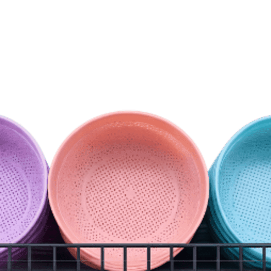 Round Plastic Drainage Basket