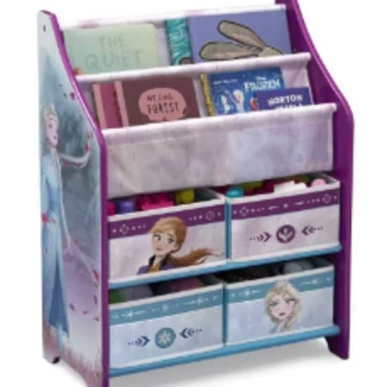 Disney Children Book and Toy Storage Organizer