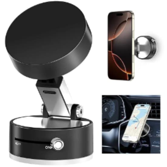 Cellphone Holder Vacuum magnetic phone suction Holder