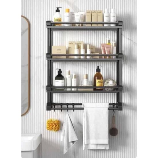 Wall-Mounted 3-Layer Bathroom Toilet Rack